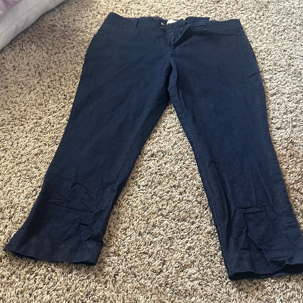 Anthropologie denim dress pants